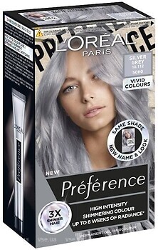 Фото L'Oreal Paris Preference Vivids 10.112 silver grey серебристо-серый