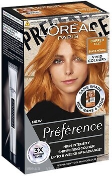 Фото L'Oreal Paris Preference Vivids 7.432 copper медный