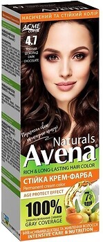 Фото Acme Color Avena Naturals Permanent Cream Color 4.7 темный шоколад