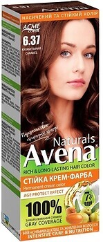 Фото Acme Color Avena Naturals Permanent Cream Color 6.37 карамельный