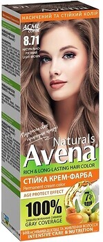 Фото Acme Color Avena Naturals Permanent Cream Color 8.71 натурально-русый