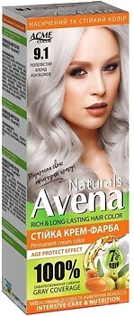 Фото Acme Color Avena Naturals Permanent Cream Color 9.1 пепельный блонд