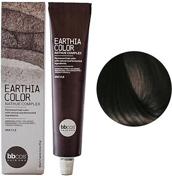 Фото BBcos Earthia Color Nathue Complex 2/0 Darkest Brown очень темный шатен