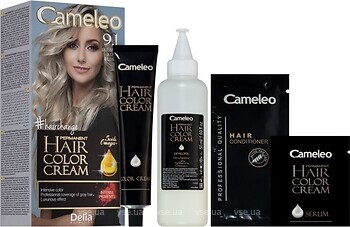 Фото Delia Cosmetics Cameleo Omega 9.1 Ultimate Ash Blonde абсолютный пепельный блонд