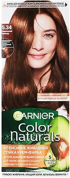 Фото Garnier Color Naturals 5.34 карамельный шоколад