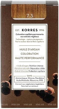 Фото Korres Argan Oil 7.3 Golden/Honey Blonde золотистый/медовый блондин