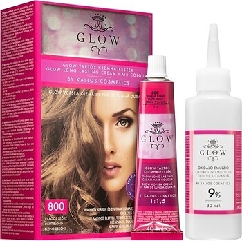 Фото Kallos Glow Long Lasting 800 Light Blonde светло-русый