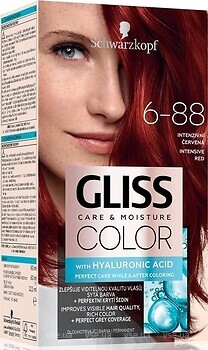 Фото Schwarzkopf Gliss Color 6-88 Intensive Red интенсивный красный