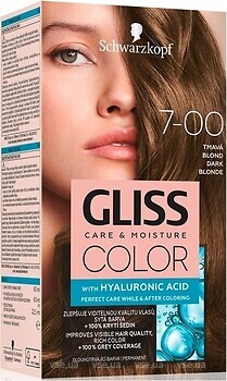 Фото Schwarzkopf Gliss Color 7-00 Dark Blonde темно-русый