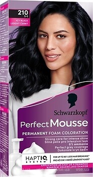 Фото Schwarzkopf Perfect Mousse 210 Icy Black ледяной черный