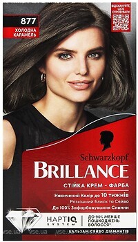 Фото Schwarzkopf Brillance 877 холодная карамель