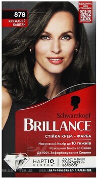Фото Schwarzkopf Brillance 878 ледяной каштан