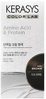 Фото KeraSys Amino Acid & Protein Permanent Hair Color Dark Brown темно-коричневый