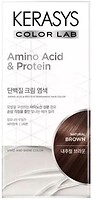 Фото KeraSys Amino Acid & Protein Permanent Hair Color Natural Brown натуральный коричневый