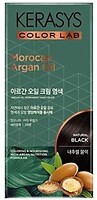 Фото KeraSys Moroccan Argan Oil Permanent Hair Color Natural Black натуральный черный