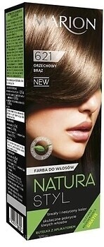 Фото Marion Natura Styl Hair Dye 621 Hazel Brown орехово-коричневый