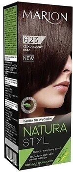 Фото Marion Natura Styl Hair Dye 623 Chocolate Brown шоколадно-коричневый