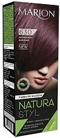 Фото Marion Natura Styl Hair Dye 630 Intense Burgundy насыщенный бордовый