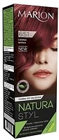 Фото Marion Natura Styl Hair Dye 651 Black Cherry черная вишня