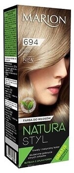 Фото Marion Natura Styl Hair Dye 694 Grey Blonde серый блондин