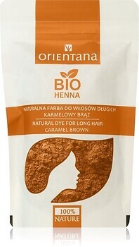 Фото Orientana Bio Henna Natural Caramel Brown карамельно-коричневый