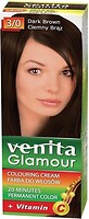 Фото Venita Glamour Colouring Cream 3/0 Dark Brown темно-коричневый