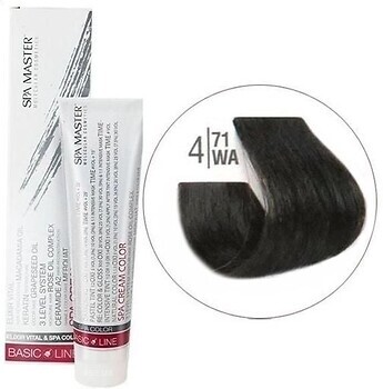 Фото Spa Master Basic Line Hair Color 4/71WA холодный коричневый шатен