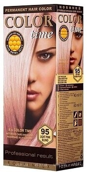 Фото Color Time Permanent Hair Color 95 Светло-розово-русый