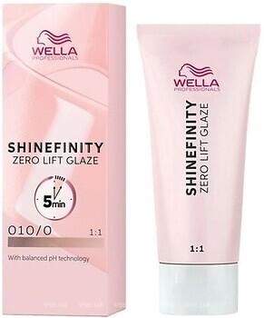 Фото Wella Professionals Shinefinity Zero Lift Glaze 010/0 натуральный вспышка