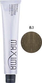 Фото Maxima Professional Colors Hair Colouring Cream 8.1 светло-пепельный блондин