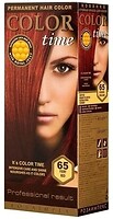 Фото Color Time Permanent Hair Color 65 Огненно-красный