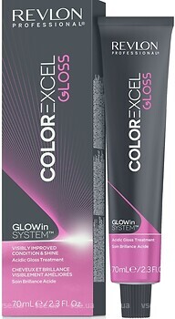 Фото Revlon Professional Color Excel Glowin System Acidic Gloss Treatment 6.12 темно-жемчужный блонд