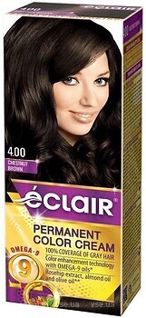 Фото Eclair Omega 9 Hair Color 4.00 каштановый