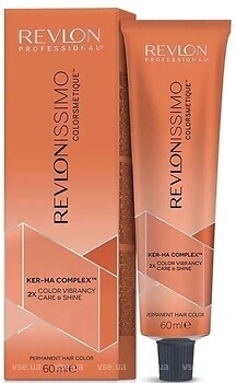 Фото Revlon Revlonissimo Colorsmetique Ker-Ha Complex Coppers 7.4 средний медный блондин