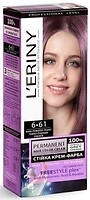 Фото L'ERINY Permanent Hair Color Cream 6.61 темно-пудровый пион