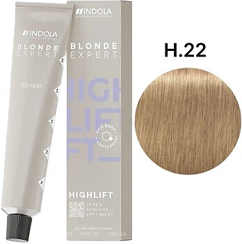 Фото Indola Blonde Expert Highlift H.22 Intense Pearl насыщенный жемчужный