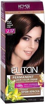 Фото Kombi Elitan Intensive And Natural Color 2.17 черный кофе