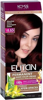 Фото Kombi Elitan Intensive And Natural Color 4.65 шоколадная вишня