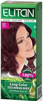 Фото Kombi Elitan Hair Color Cream 22 вишневый
