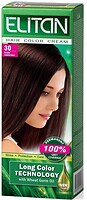 Фото Kombi Elitan Hair Color Cream 30 темно-каштановый