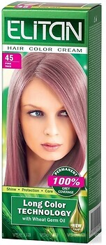 Фото Kombi Elitan Hair Color Cream 45 розовое дерево