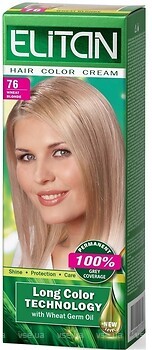 Фото Kombi Elitan Hair Color Cream 76 пшеничный блондин