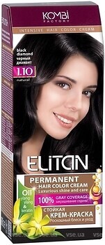 Фото Kombi Elitan Intensive And Natural Color 1.10 черный бриллиант