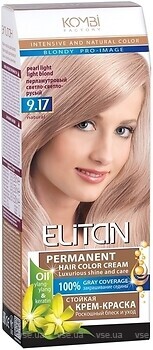 Фото Kombi Elitan Intensive And Natural Color 9.17 перламутровый светло-светло русый