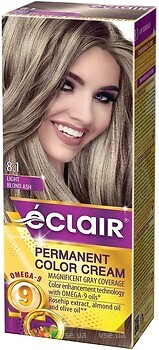 Фото Eclair Omega 9 Hair Color 81 холодный светло-русый