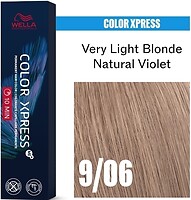 Фото Wella Professionals Color Xpress Me+ 9/06 Very Light Blonde Natural Violet очень светлый блондин натуральный фиолетовый
