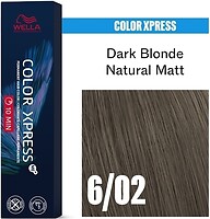 Фото Wella Professionals Color Xpress Me+ 6/02 Dark Blonde Natural Matt темно-русый натуральный матовый