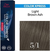 Фото Wella Professionals Color Xpress Me+ 5/1 Light Brown Ash светло-коричневый пепельный