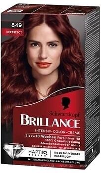 Фото Schwarzkopf Brillance 849 бордовая марсала