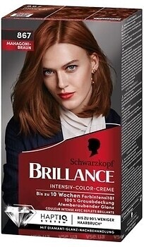 Фото Schwarzkopf Brillance 867 изысканный терракотовый